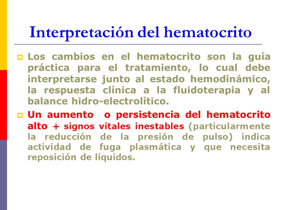 que es hematocrito elevado